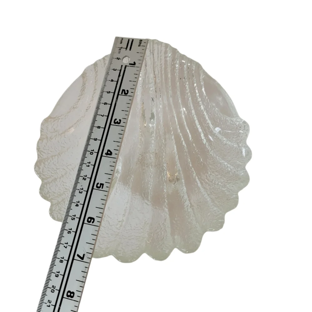 Vintage Footed Clam Shell Dish